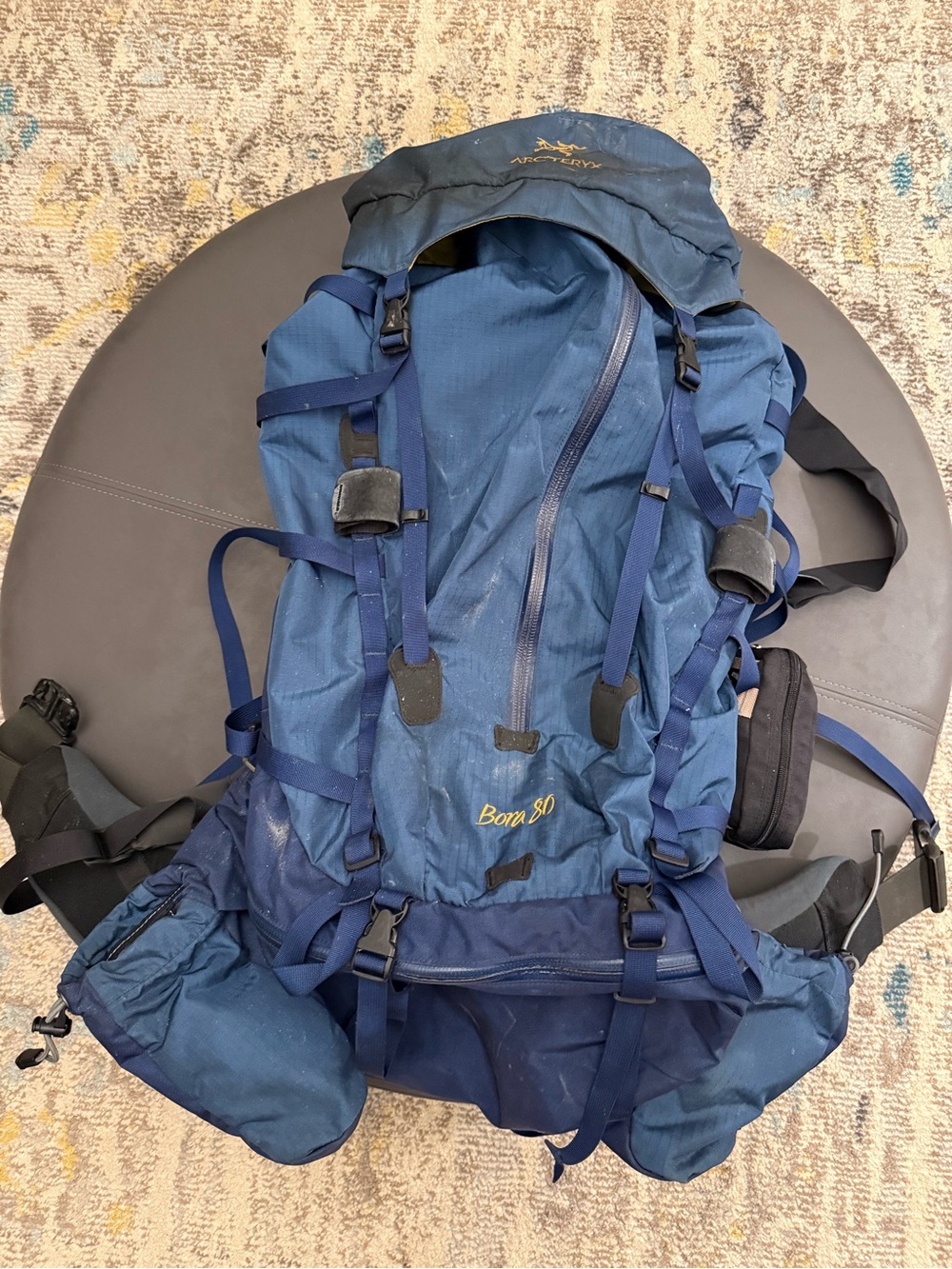 ARC'TERYX Bora 80 Internal Frame Hiking Camping Backpack Padded Blue Black